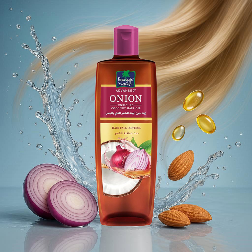 روغن پیاز قرمز پراشوت (Parachute) Onion Hair Oil (2) روغن پیاز قرمز پراشوت (Parachute) Onion Hair Oil