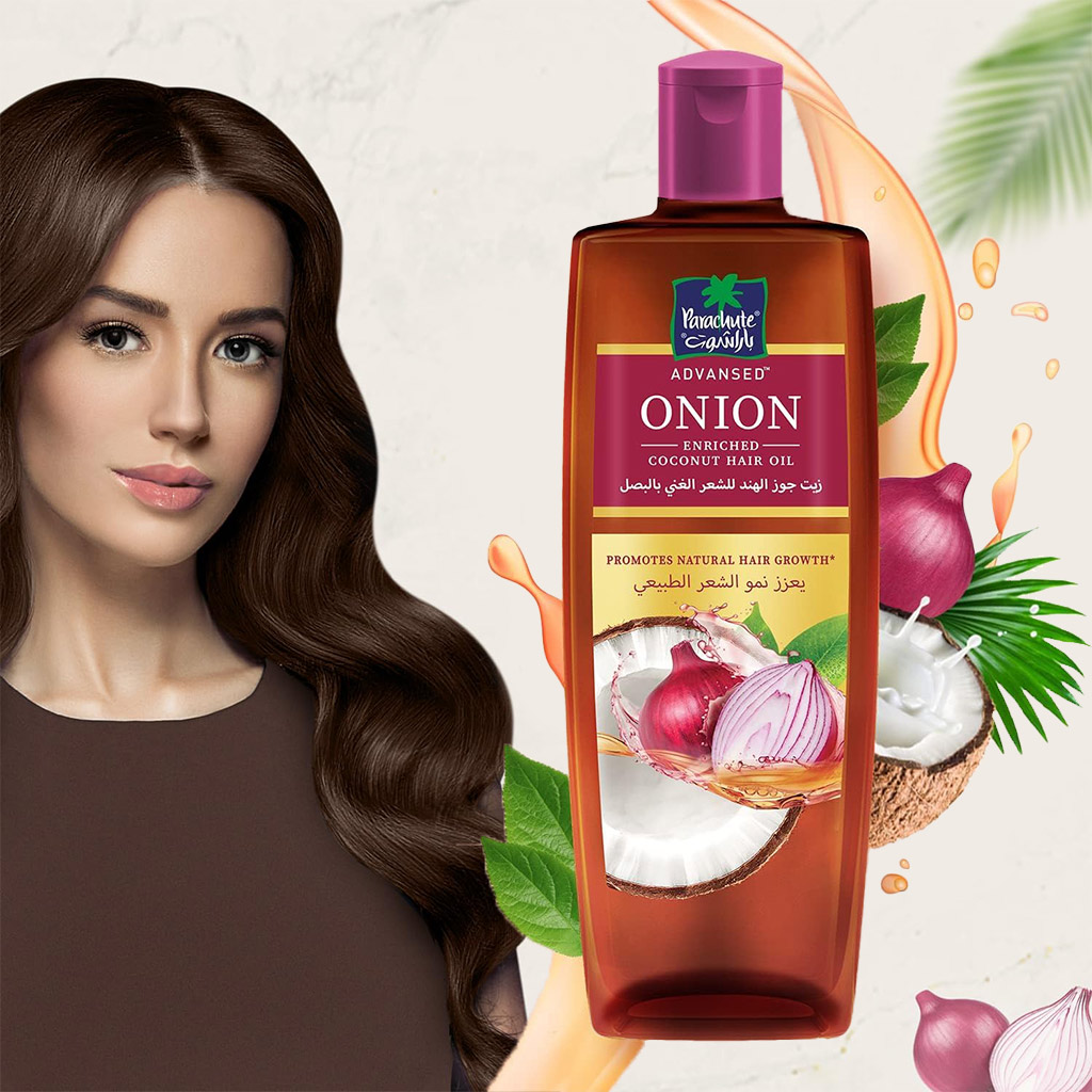 روغن پیاز قرمز پراشوت (Parachute) Onion Hair Oil (3) روغن پیاز قرمز پراشوت (Parachute) Onion Hair Oil