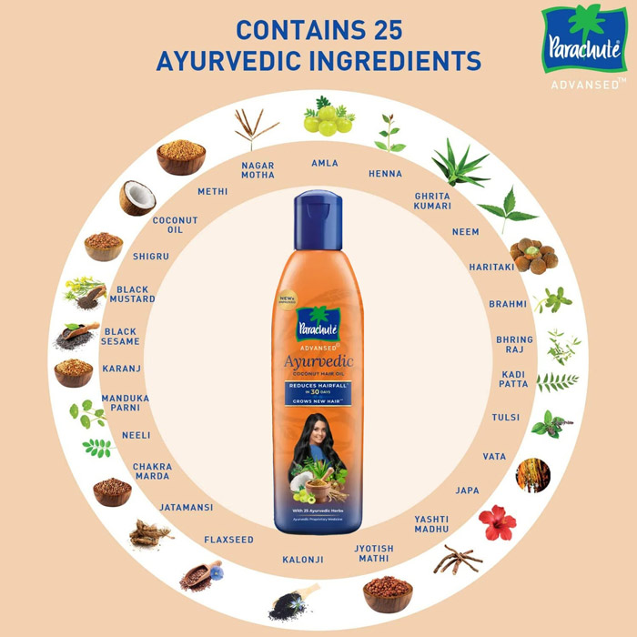 Parachute Advansed Ayurvedic Hair Oil