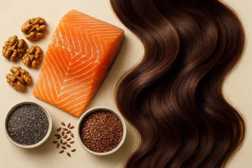 5 ماده مغذی مهم در تغذیه سالم برای مو که ریزش را کاهش می‌دهند