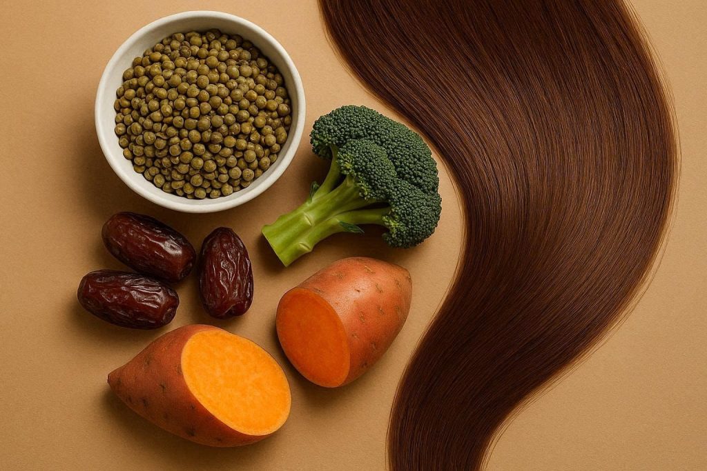 5 ماده مغذی مهم در تغذیه سالم برای مو که ریزش را کاهش می‌دهند