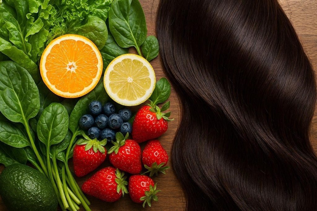 5 ماده مغذی مهم در تغذیه سالم برای مو که ریزش را کاهش می‌دهند