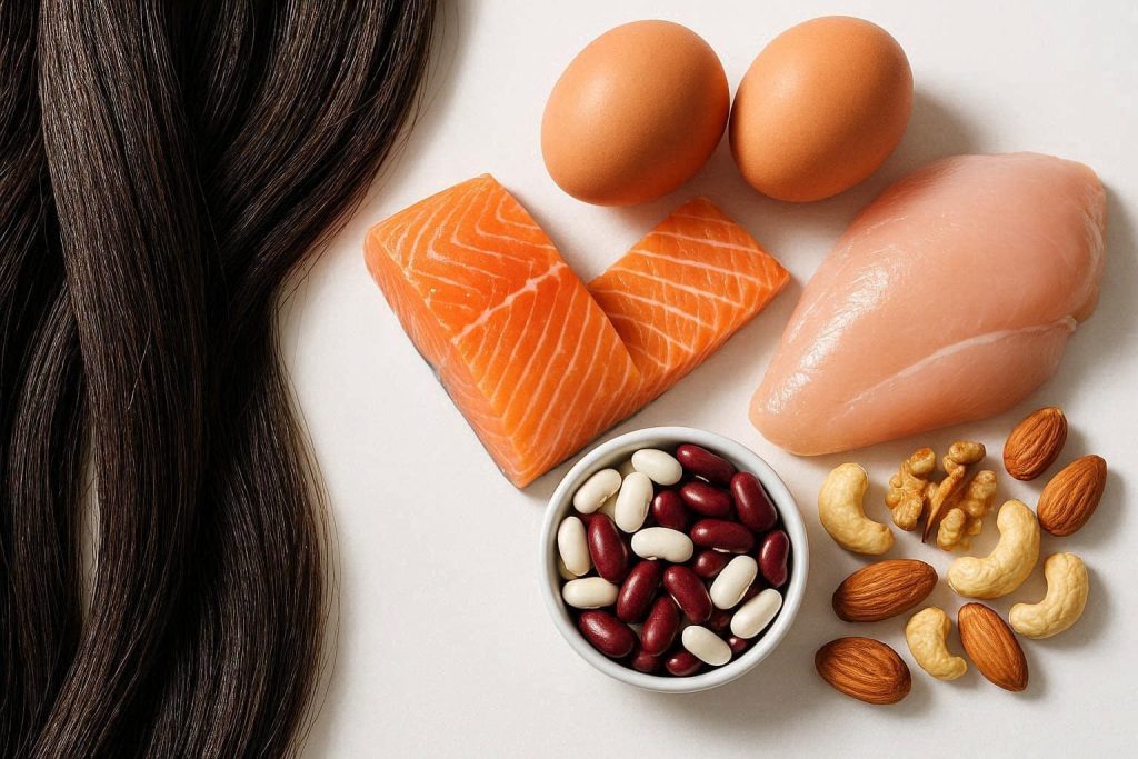 5 ماده مغذی مهم در تغذیه سالم برای مو که ریزش را کاهش می‌دهند