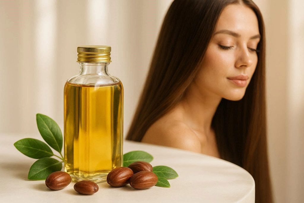 10 فایده طلایی روغن جوجوبا برای مو که باید بدانید!