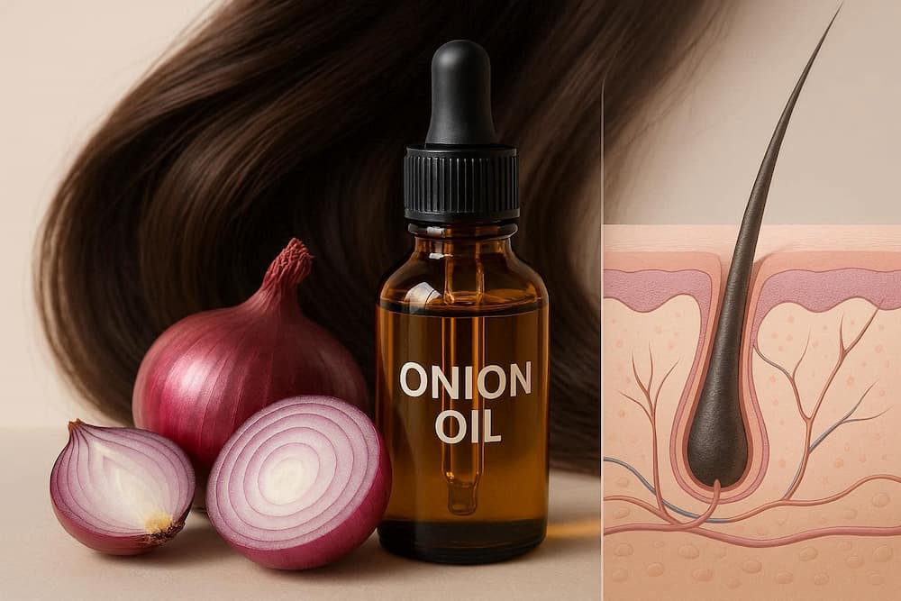 5 دلیل علمی که نشان می‌دهد روغن پیاز چگونه باعث ضخیم شدن موها می‌شود!