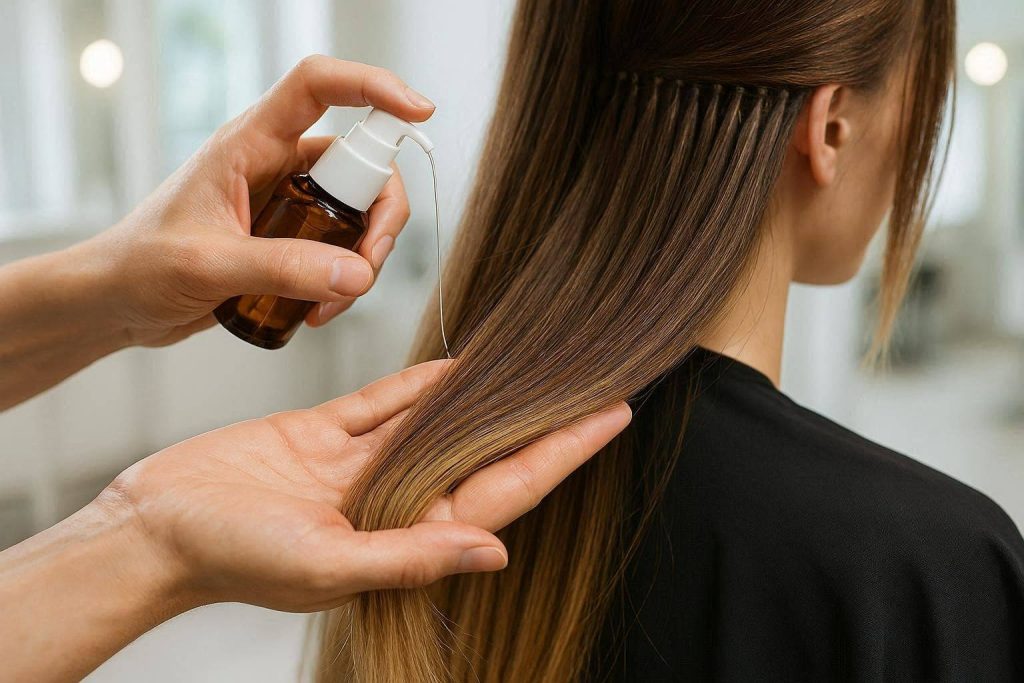 روغن مو در روتین مراقبت از موهای اکستنشن‌شده؛ 7 نکته مهم برای حفظ زیبایی و افزایش ماندگاری
